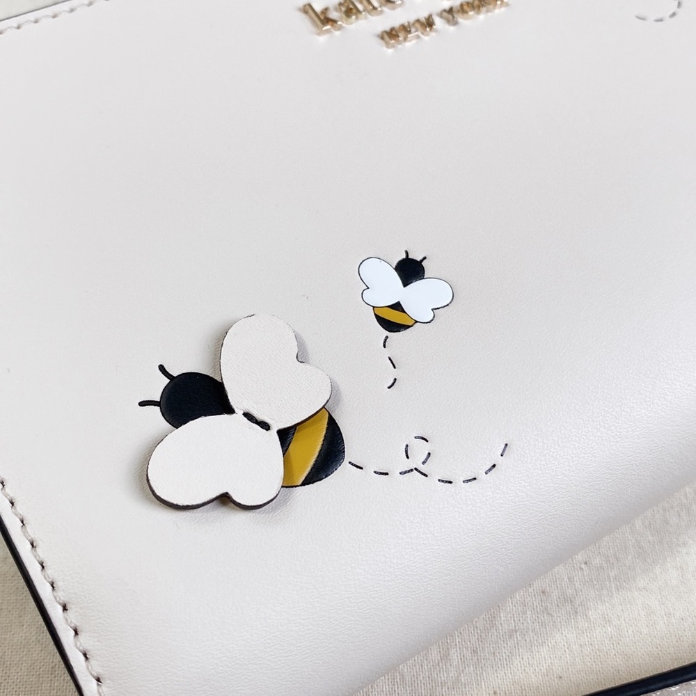 Kate Spade honey bee phone wallet wristlet - Picture 3 of 13
